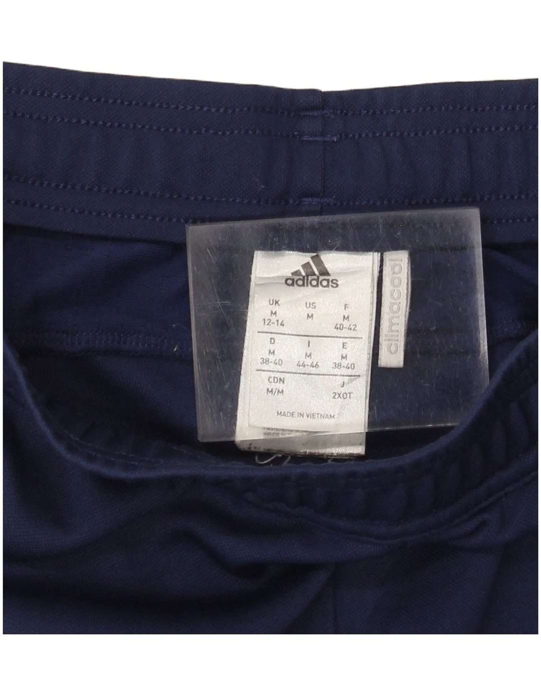 Calças de treino ADIDAS femininas Climacool UK 12/14 médio azul marinho