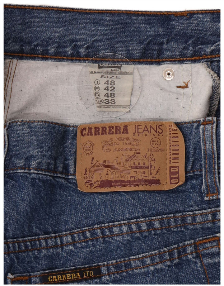 Shorts jeans masculino Carrera IT 48 médio W33 algodão azul