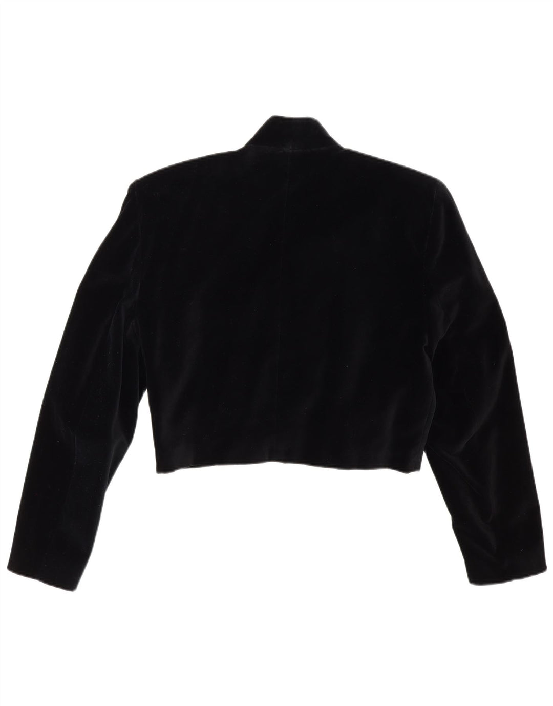 Max Dine Jaqueta feminina de veludo Bolero IT 44 algodão preto médio