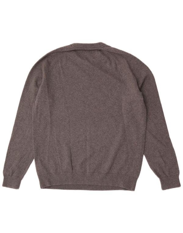 Suéter masculino Calvin Klein Jeans com gola redonda XL algodão cinza