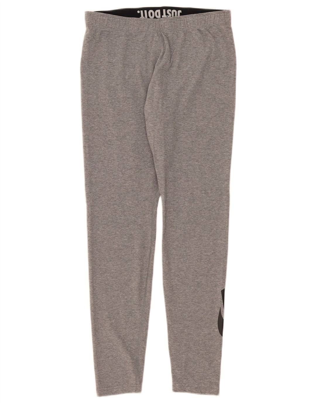 Leggings Nike Femininas Graphic UK 14 Grande Algodão Cinza