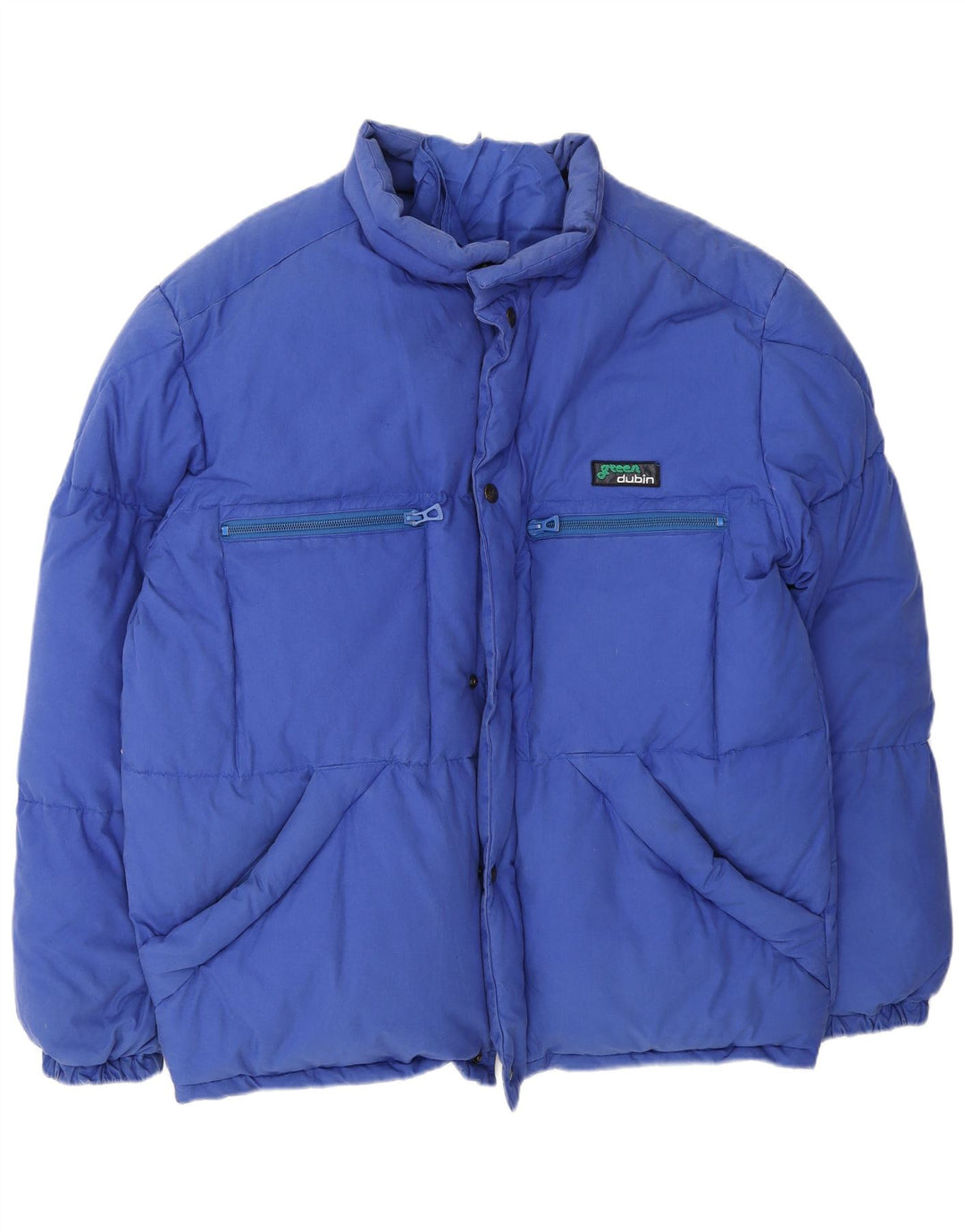 Jaqueta de esqui acolchoada masculina Dubin IT 52 XL algodão azul