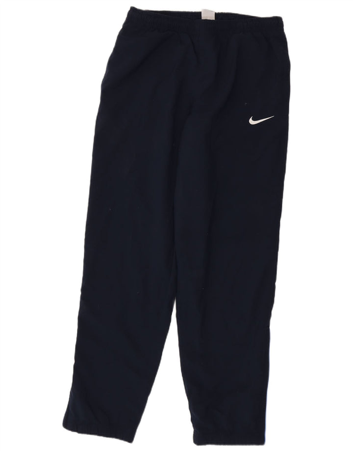 Calça de treino masculina NIKE UK 38/40 poliéster azul marinho médio