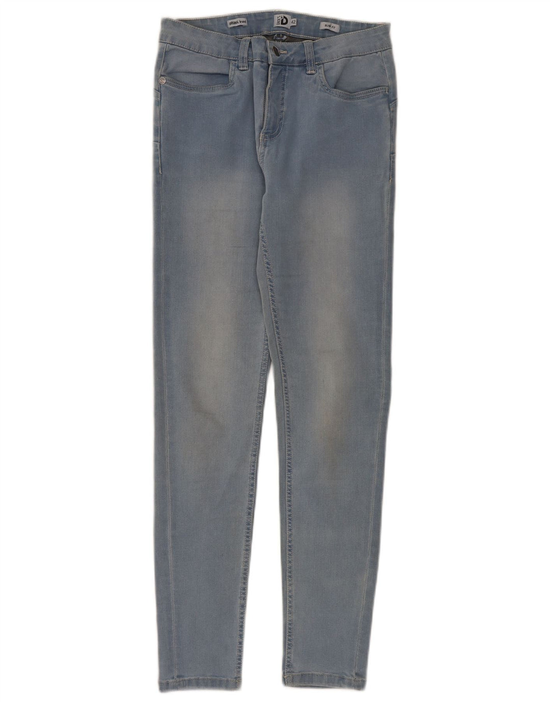 Dack's Jeans Slim Feminino IT 42 Médio W28 L30 Azul Tencel
