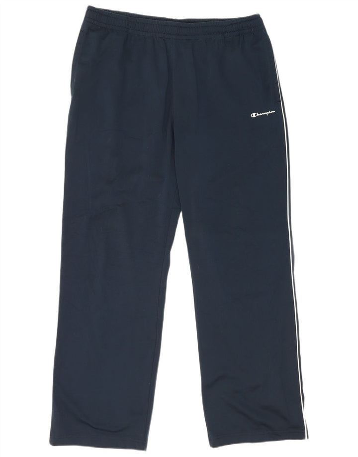 Calça de treino masculina Champion 2XL poliéster azul marinho