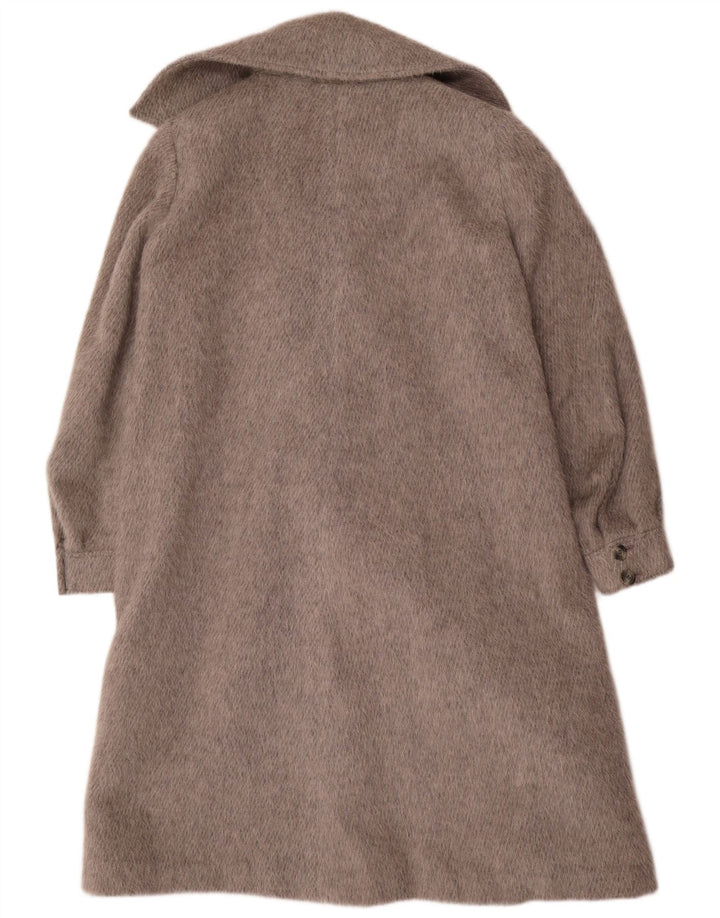 Casaco feminino vintage com peito duplo EU 44 XL cinza