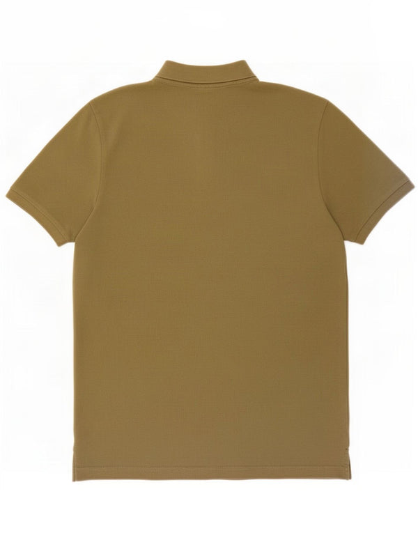 US Polo Assn. Camisa polo masculina grande de algodão cáqui