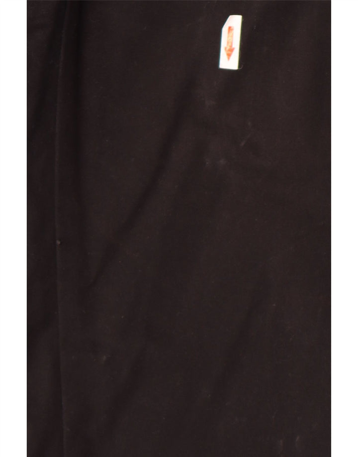 Calça chino reta masculina Marks & Spencer Blue Harbor W32 L29 preta