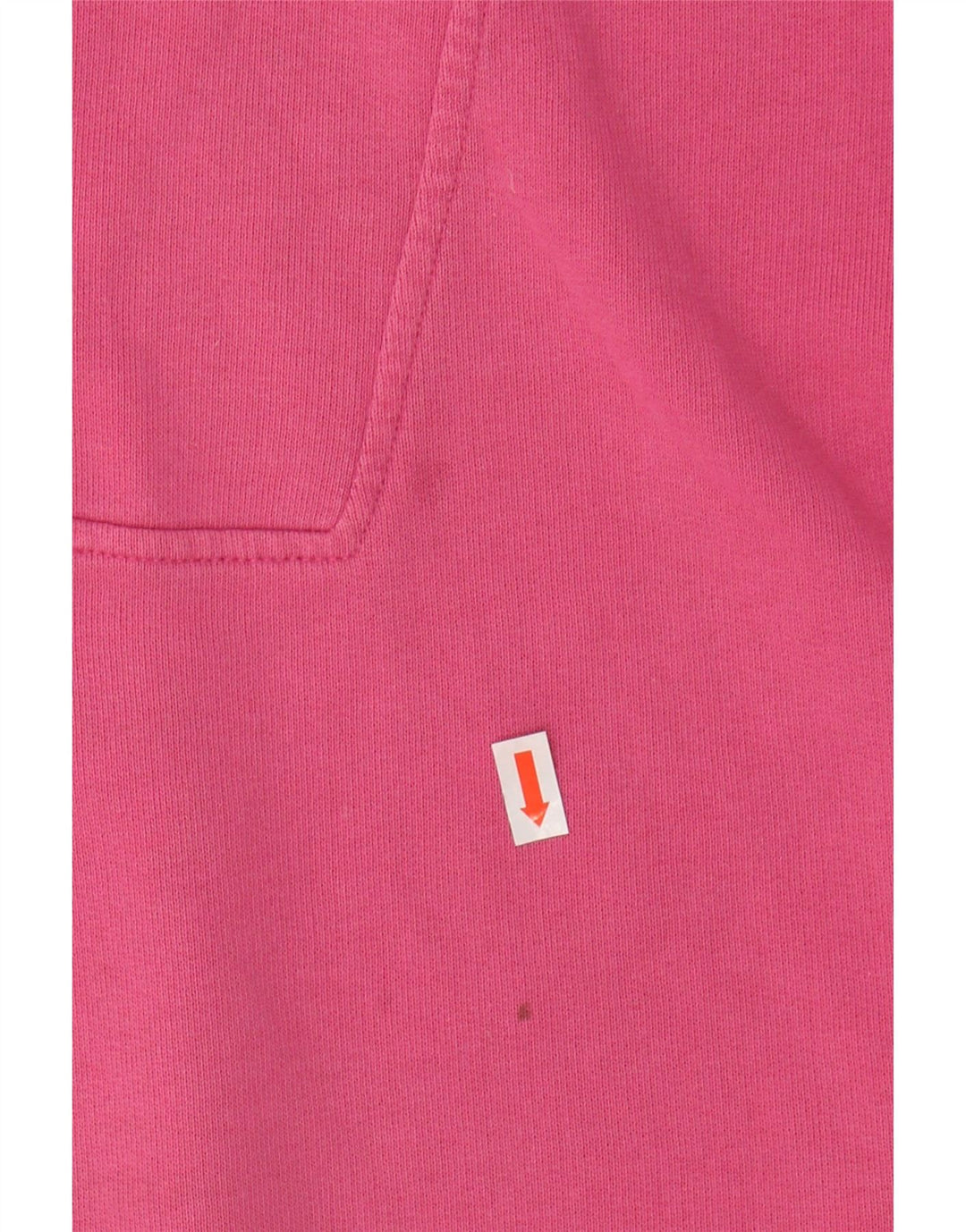 Suéter feminino JOULES com gola e zíper UK 12 algodão rosa médio