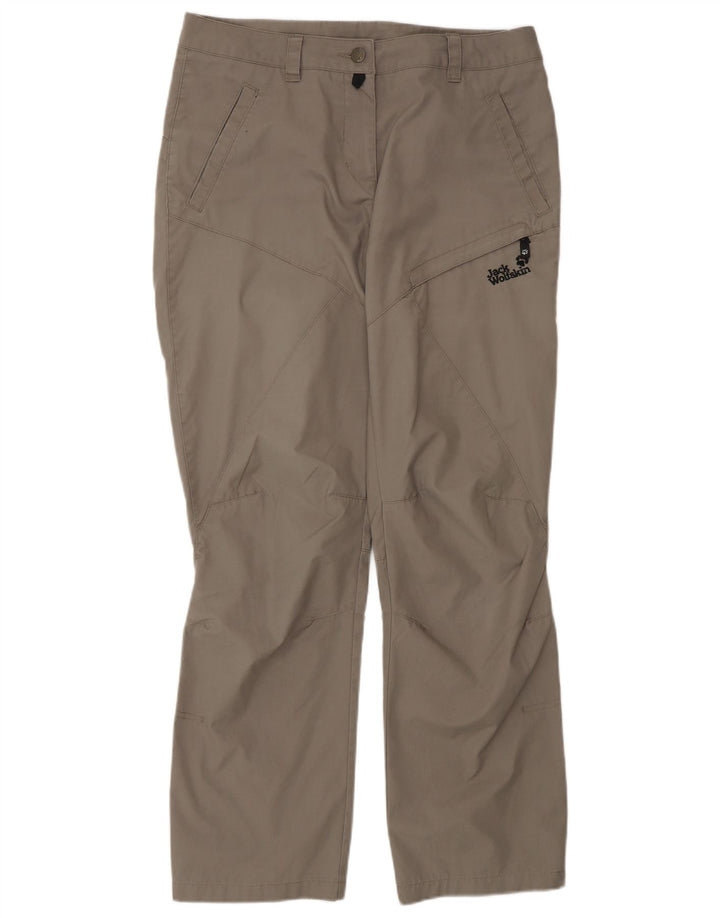 Calça cargo feminina JACK WOLFSKIN Reino Unido 12/14 médio W30 L30 cinza