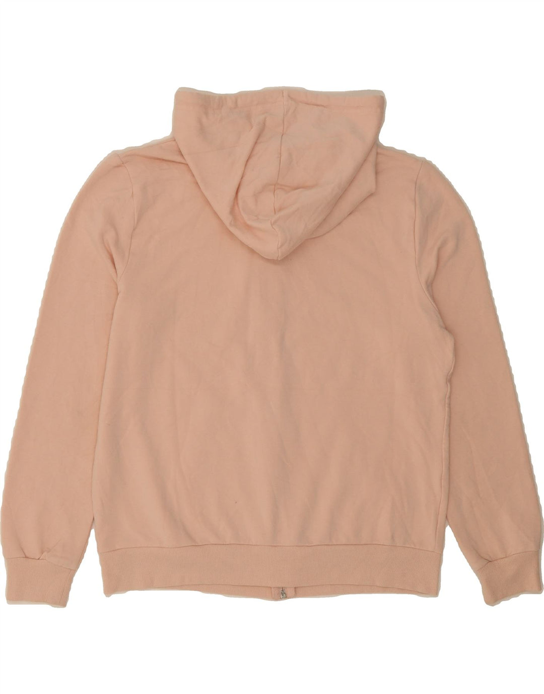 EDDIE BAUER Womens Zip Hoodie Sweater UK 12 Medium Pink Cotton Vintage Eddie Bauer and Second-Hand Eddie Bauer from Messina Hembry 