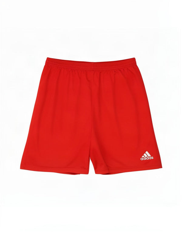Adidas Mens Climalite Sport Shorts Grande Poliéster Vermelho