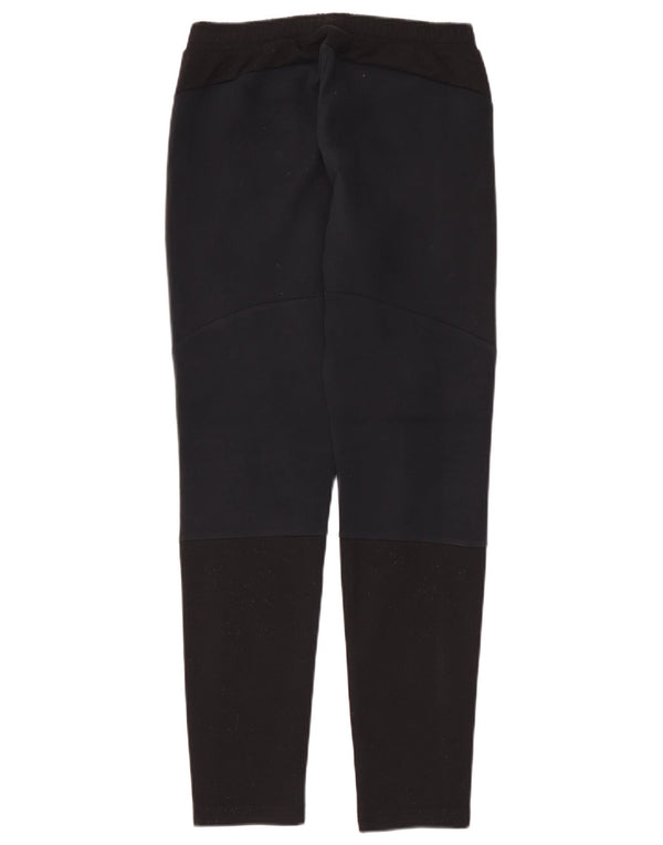 Calça de treino masculina Puma pequena de algodão preto