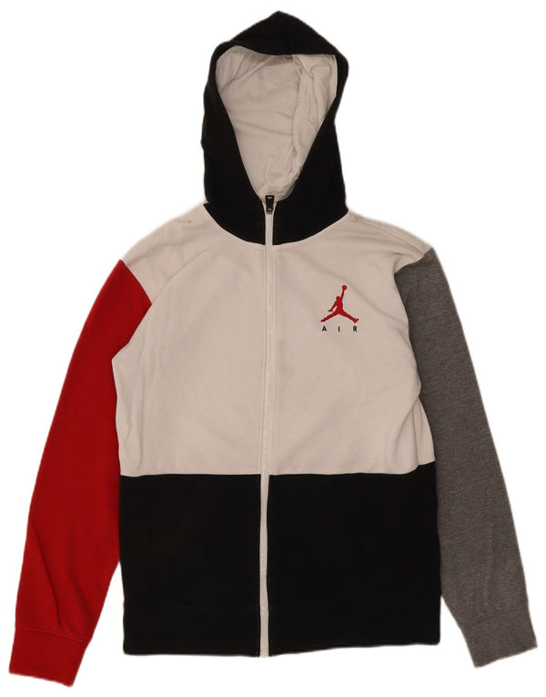 Suéter NIKE Boys Zip Hoodie 13-14 Anos XL Multicolorido Colourblock
