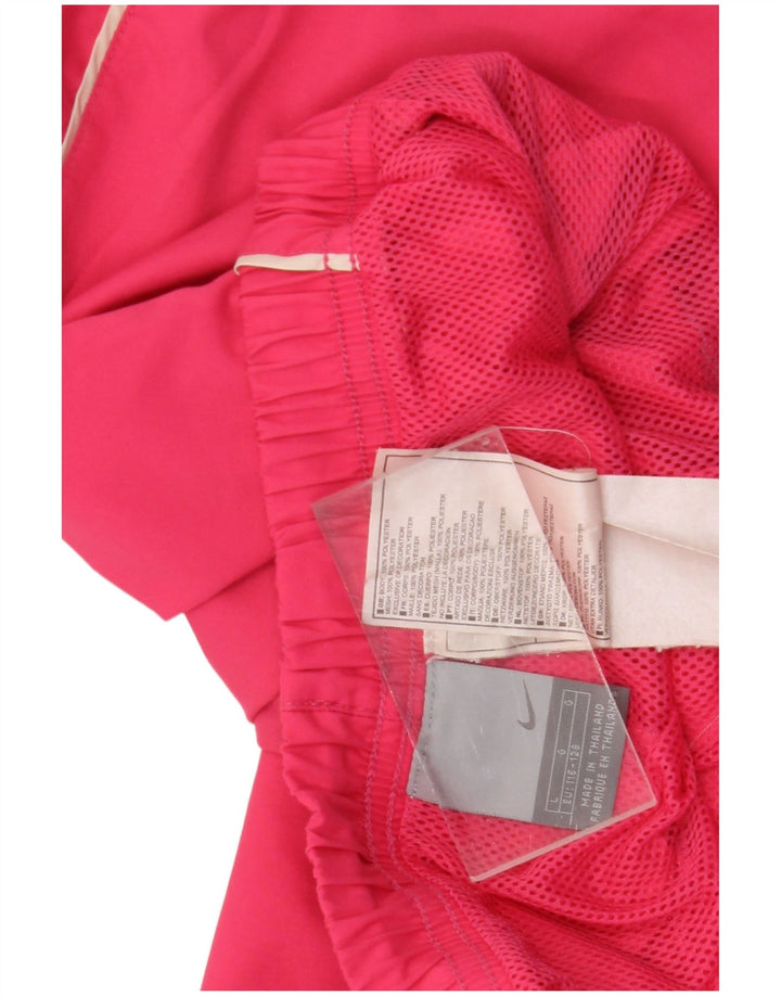 Bermuda esportiva Nike para meninas de 7 a 8 anos grande rosa poliéster