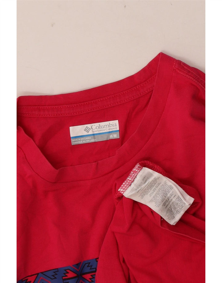 Camiseta Columbia Masculina Graphic Top Médio Algodão Rosa