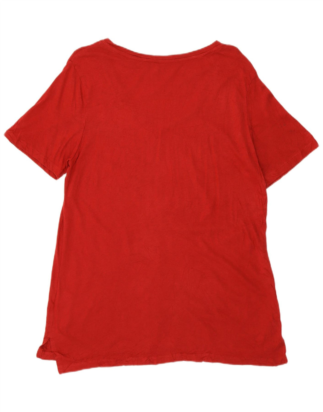 Camiseta feminina EDDIE BAUER UK 16 grande vermelha