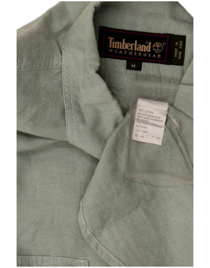Camisa masculina Timberland verde médio algodão