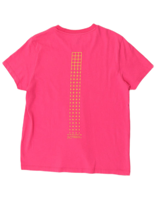 Camiseta Vans Feminina Graphic UK 14 Médio Rosa
