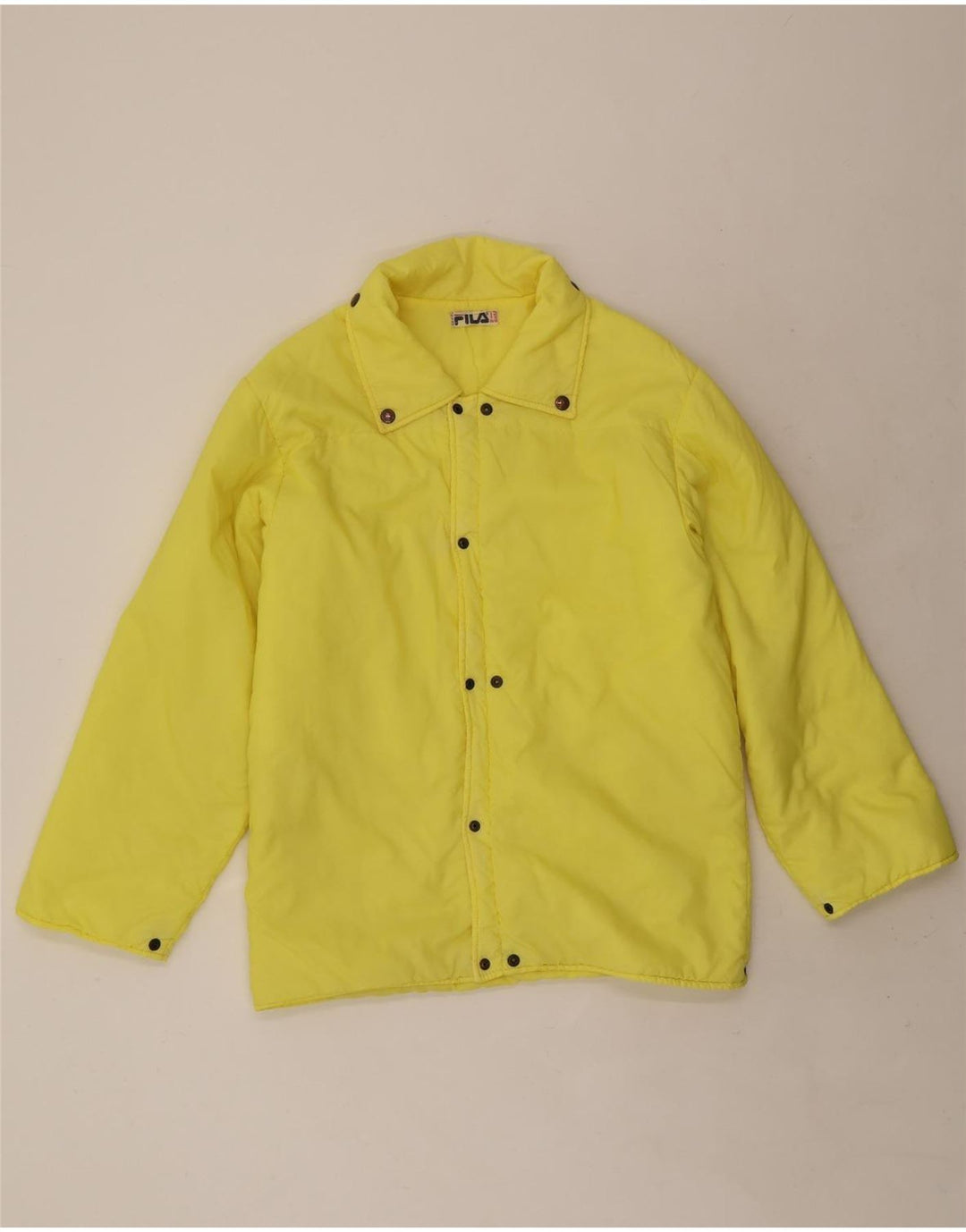 Jaqueta masculina Fila Liner acolchoada IT 48 médio amarelo
