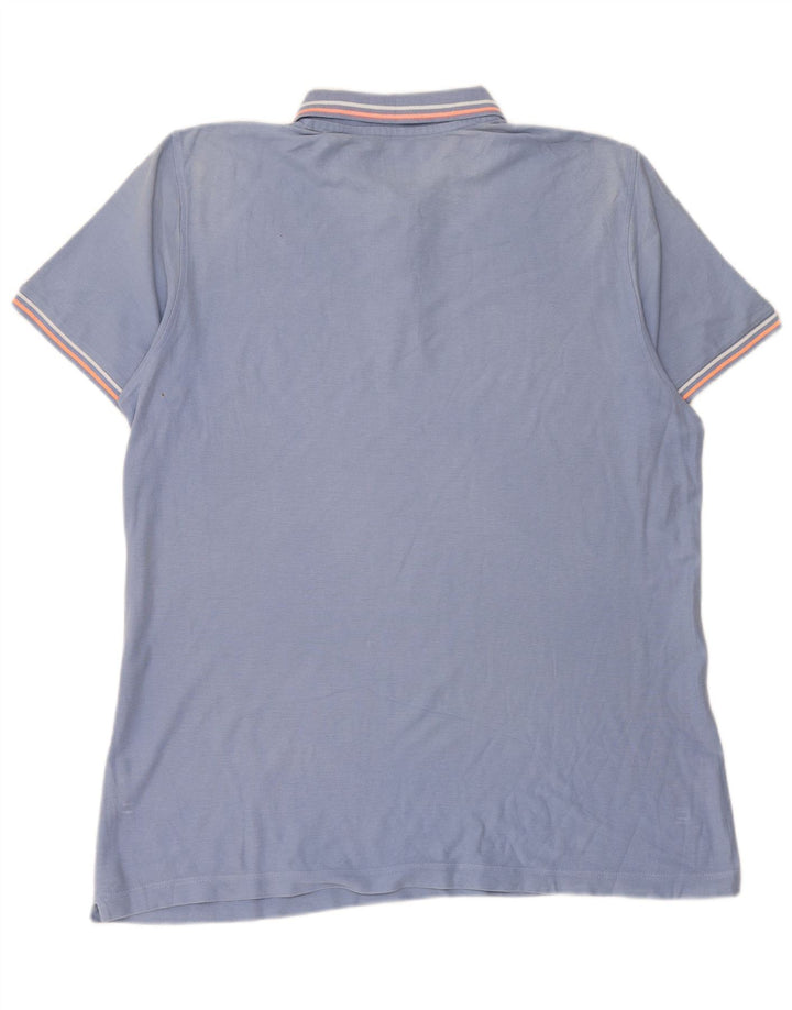 Camisa polo masculina LOTTO 2XL algodão azul