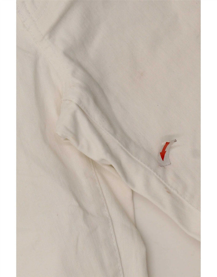 Jeans femininos Gap Slim W26 L26 algodão branco