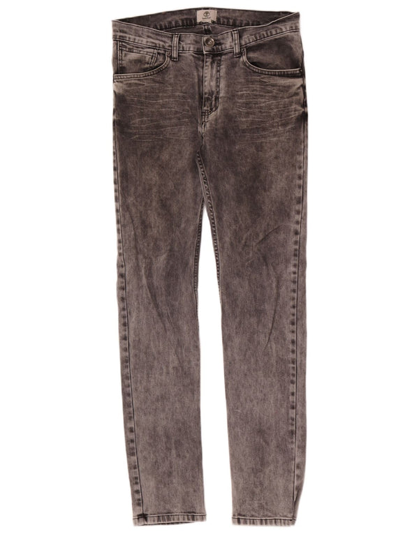 Jeans Timberland Meninas Graphic Slim 15-16 Anos W30 L32 Cinza