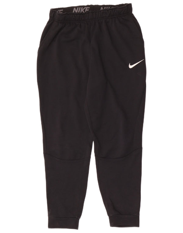 Nike Mens Dri Fit Calças de treino Joggers Grande Poliéster Preto