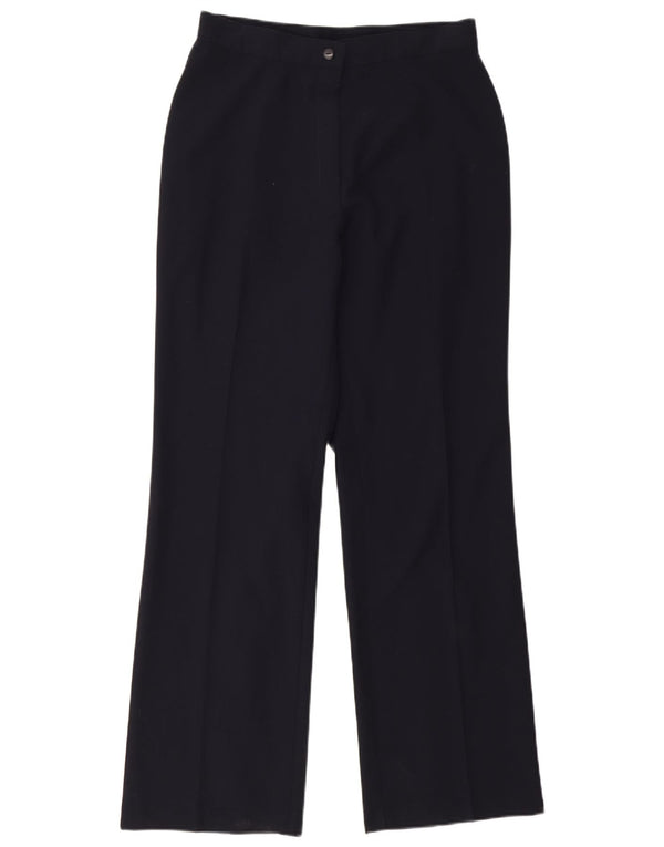 Calça feminina de terno cônico St. Bernard Reino Unido 16 grande W30 L31 azul marinho