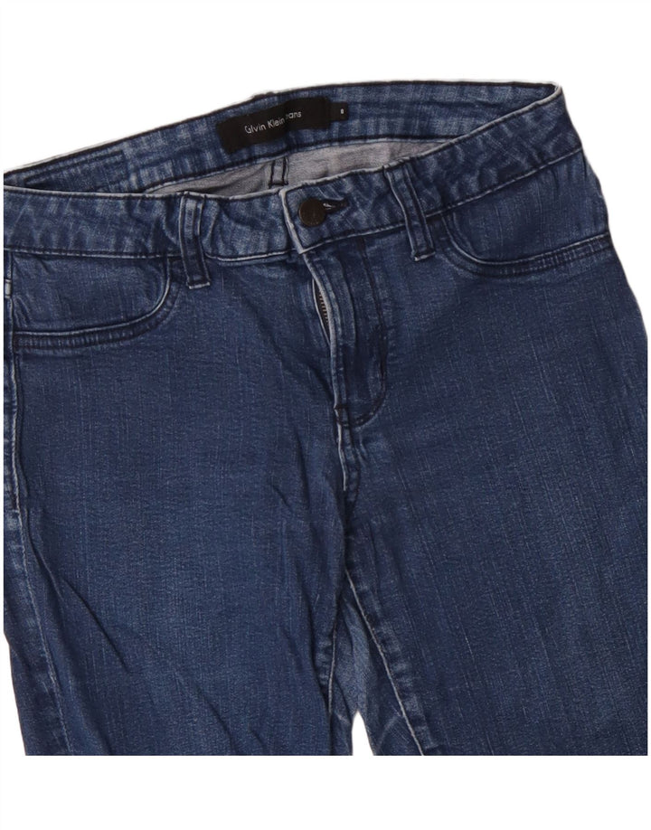 Calça jeans skinny feminina CALVIN KLEIN EUA 8 médio W29 L30 azul