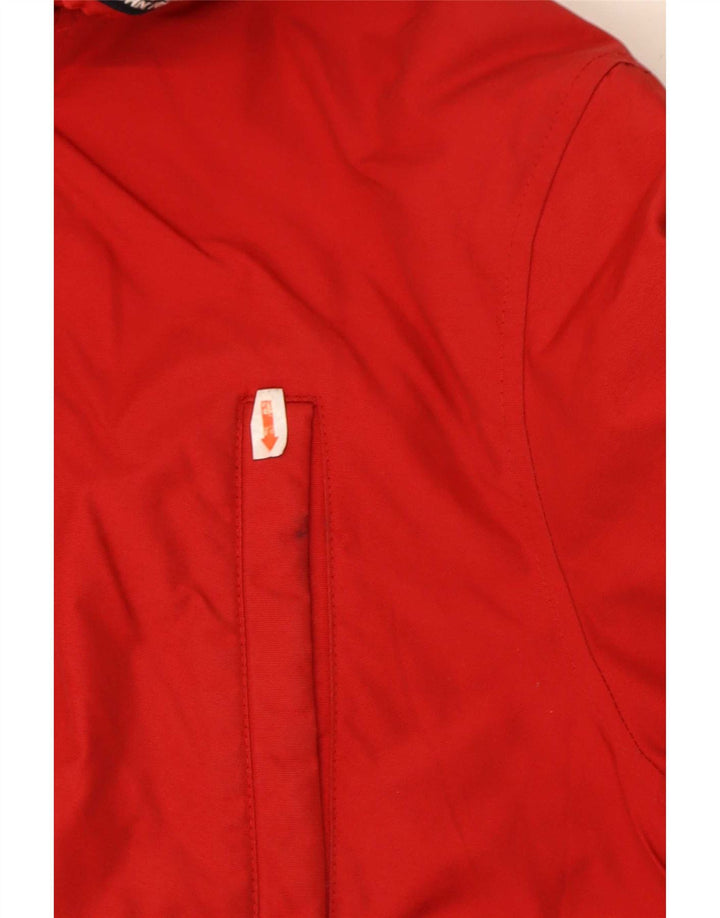 Jaqueta acolchoada com capuz Woolrich Boys 13-14 anos algodão vermelho