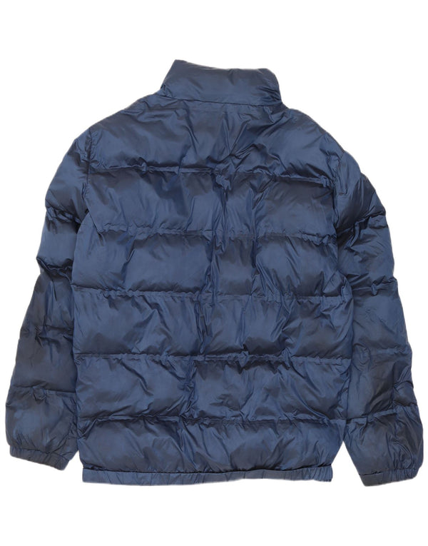 Jaqueta acolchoada masculina Guess UK 38 poliamida azul marinho médio