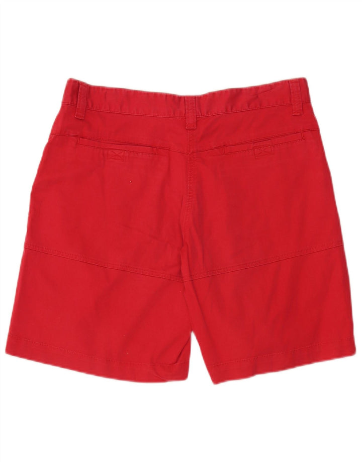 Shorts chino feminino North Sails IT 46 grande W32 algodão vermelho