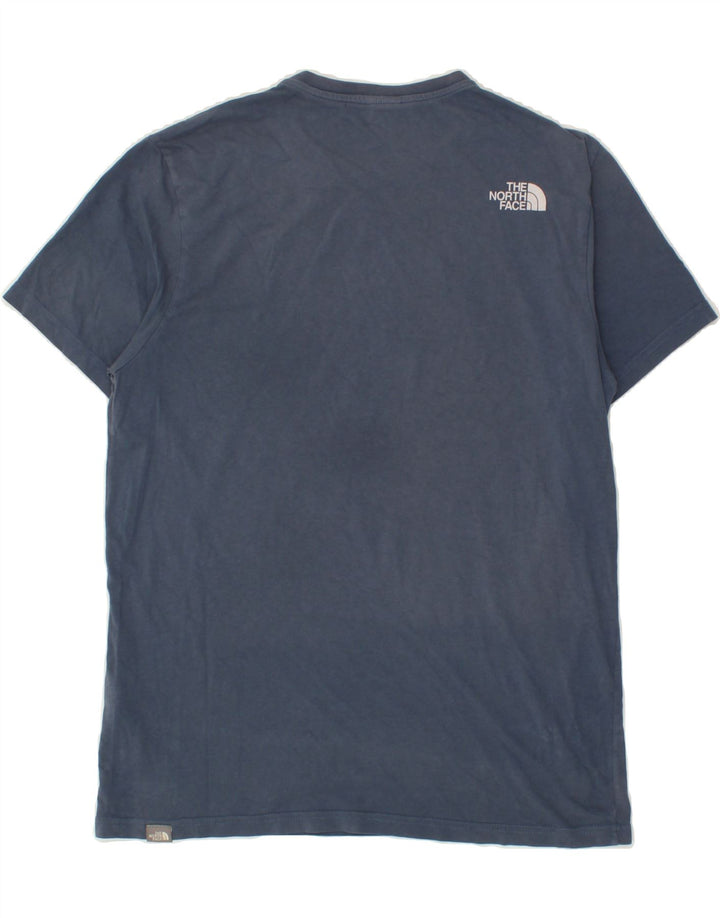 Camiseta masculina THE NORTH FACE Top médio algodão azul marinho