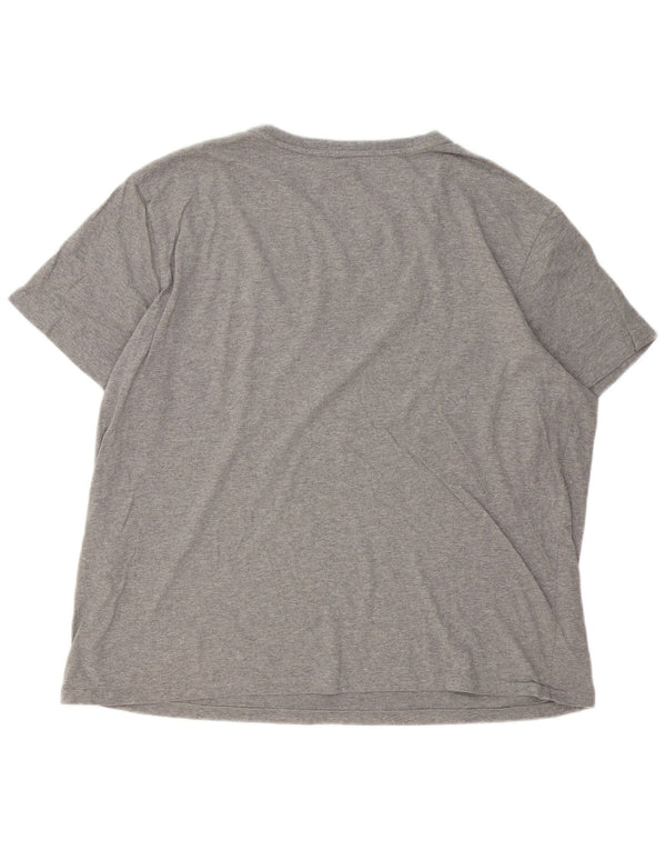 Camiseta masculina Polo Ralph Lauren Top 2XL algodão cinza