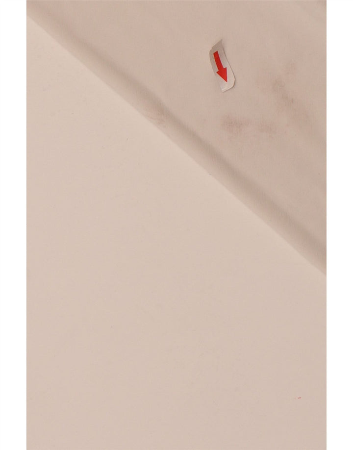 Top gráfico feminino Canterbury manga comprida Reino Unido 12 médio branco