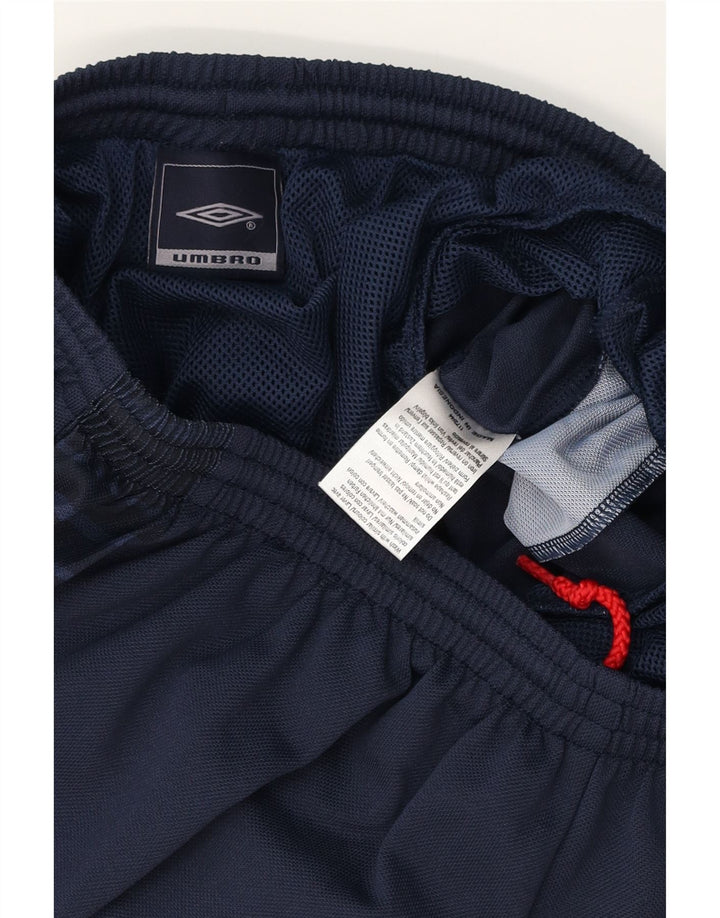 Shorts esportivo masculino Umbro grande poliéster colorblock azul marinho