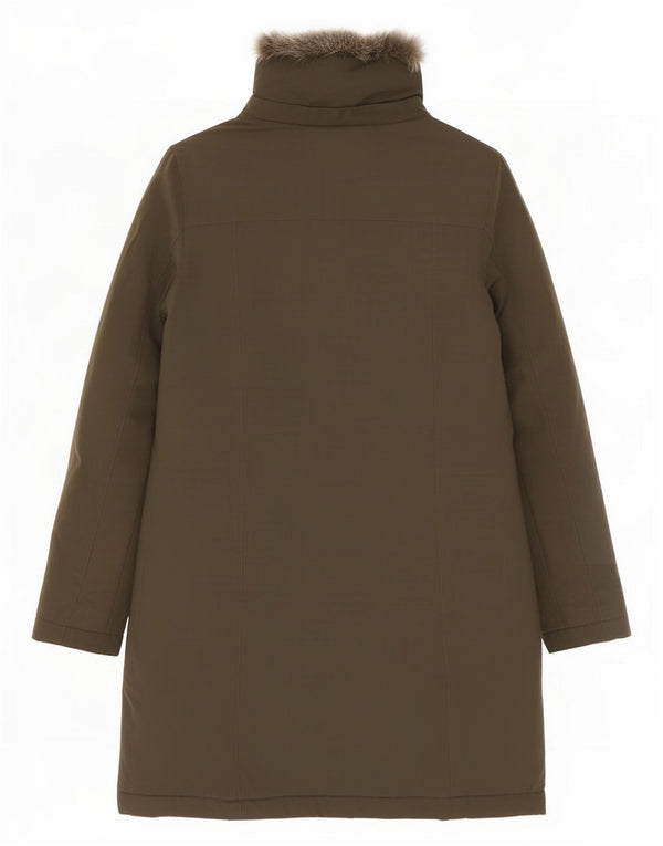 Casaco acolchoado masculino Woolrich UK 34 XS algodão cáqui
