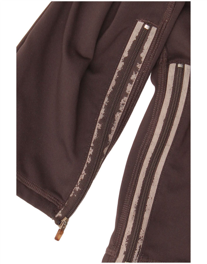 Leggings Reebok Mulher UK 16 Grande Poliéster Marrom