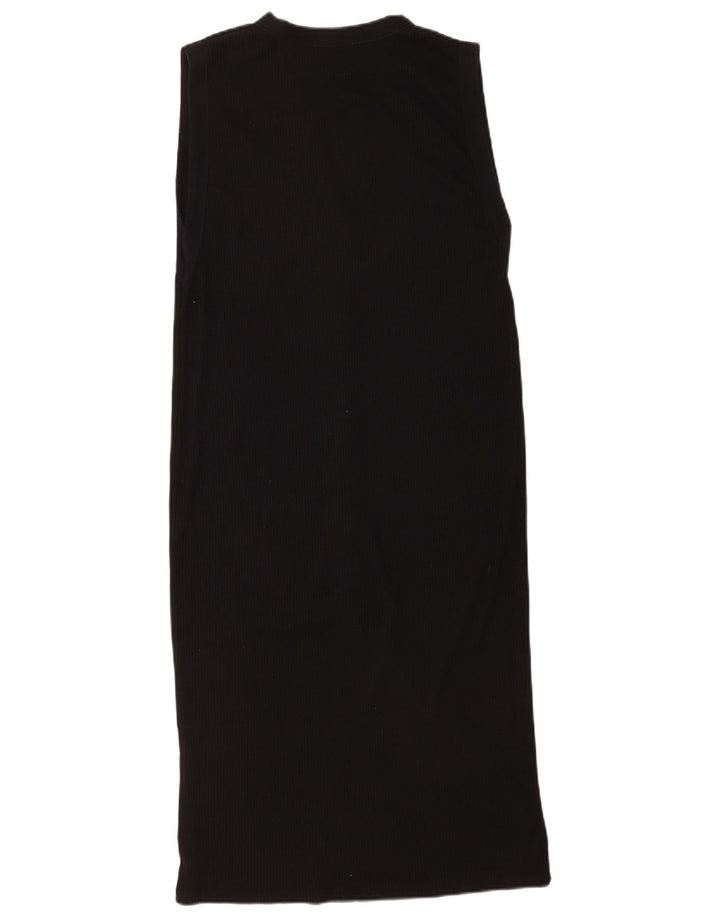 Vestido feminino sem mangas Zara UK 14 médio preto