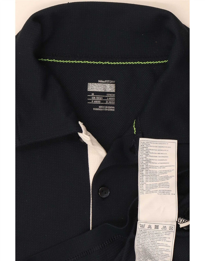 Camisa polo masculina Nike UK 39/41 médio azul marinho colorblock poliéster
