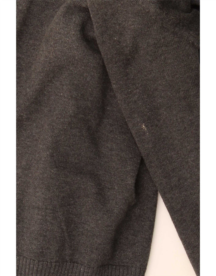Suéter Zara Feminino Crop Cardigan Reino Unido 10 Pequeno Cinza