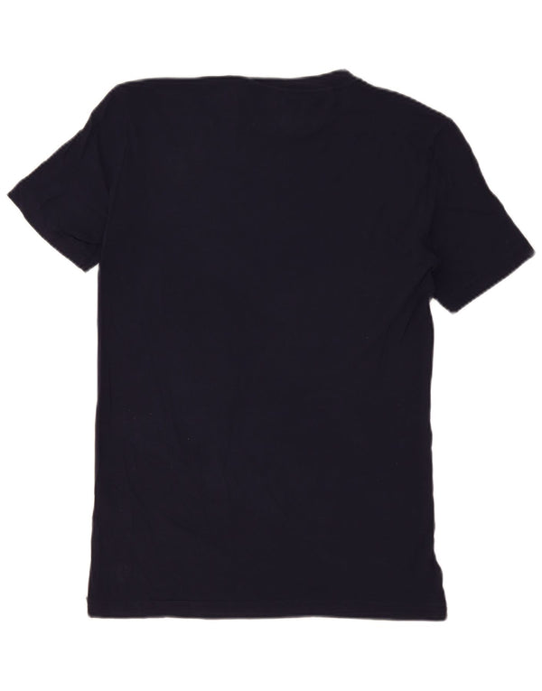 Camiseta masculina Armani Jeans Top 2XL Viscose azul marinho