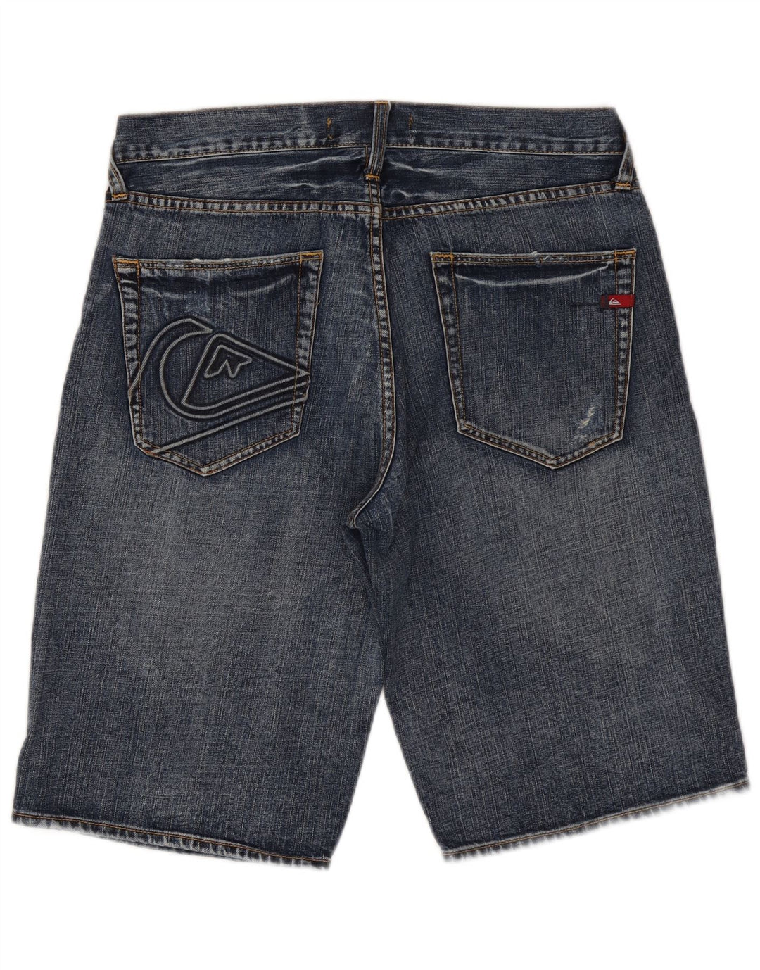 Shorts jeans masculino Quiksilver médio W32 algodão azul