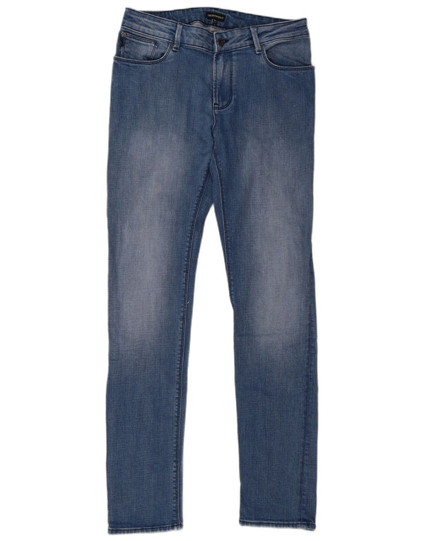 Armani Meninos Jeans Slim 14-15 Anos W30 L32 Azul Algodão