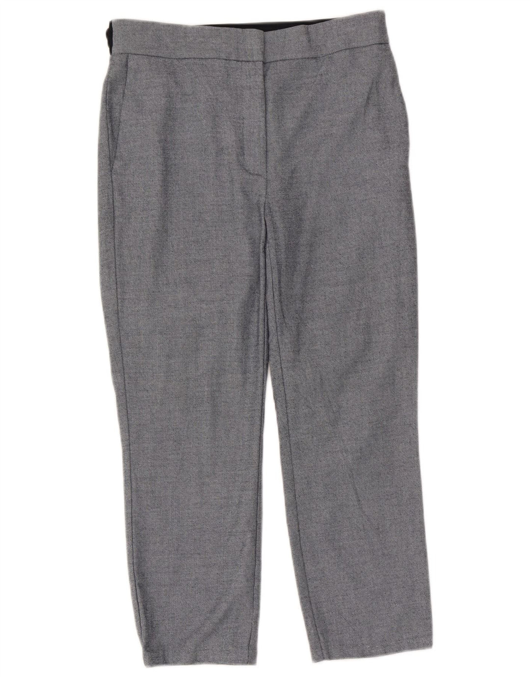 Calça capri feminina Zara grande W30 L23 azul poliéster
