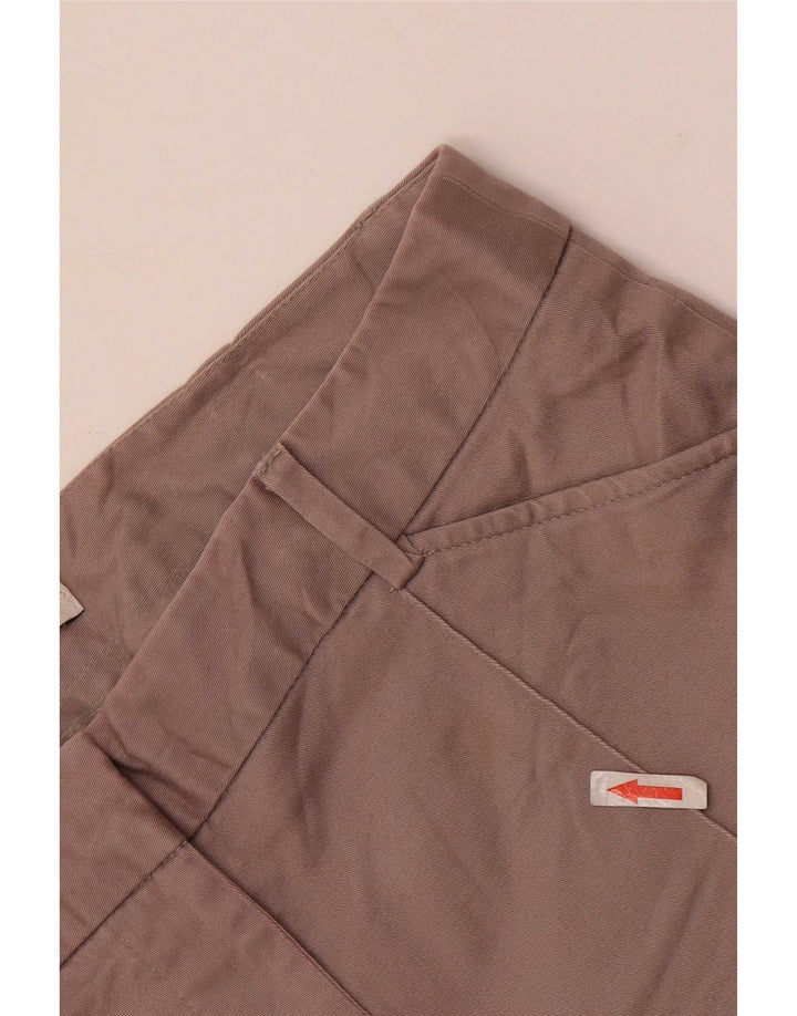 Zara Shorts feminino casual médio W28 algodão marrom