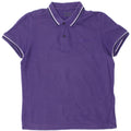 Camisa polo masculina LOTTO pequena roxa