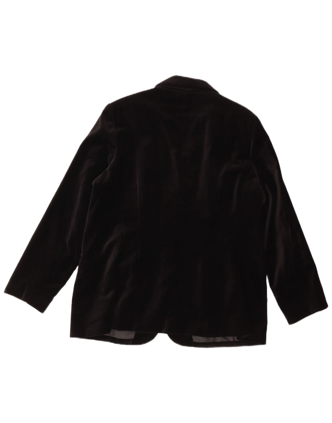 Jaqueta blazer feminina de veludo com 2 botões UK 22 3XL