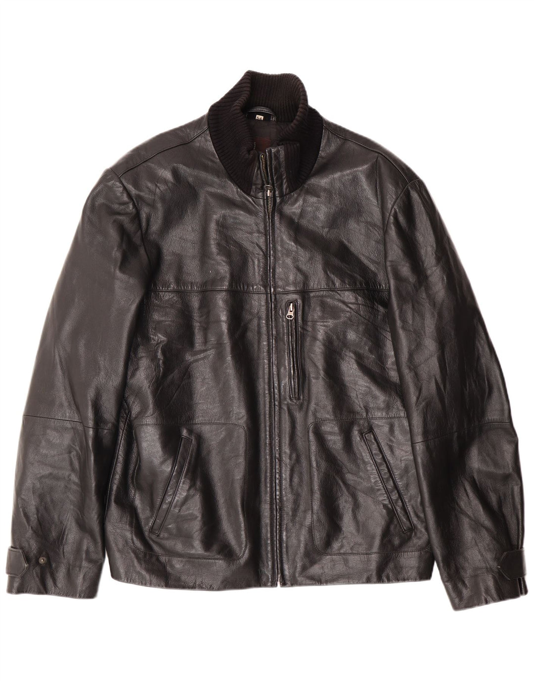 Jaqueta de couro masculina CONBIPEL IT 54 XL couro preto